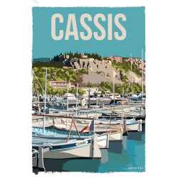 Lot de 5 Affiches Cassis le fort - 20x30cm